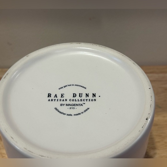 NWTS Rae Dunn Artisans Collection Ceramic Honey Jar With Lid & Wood Spoon. - Picture 7 of 7